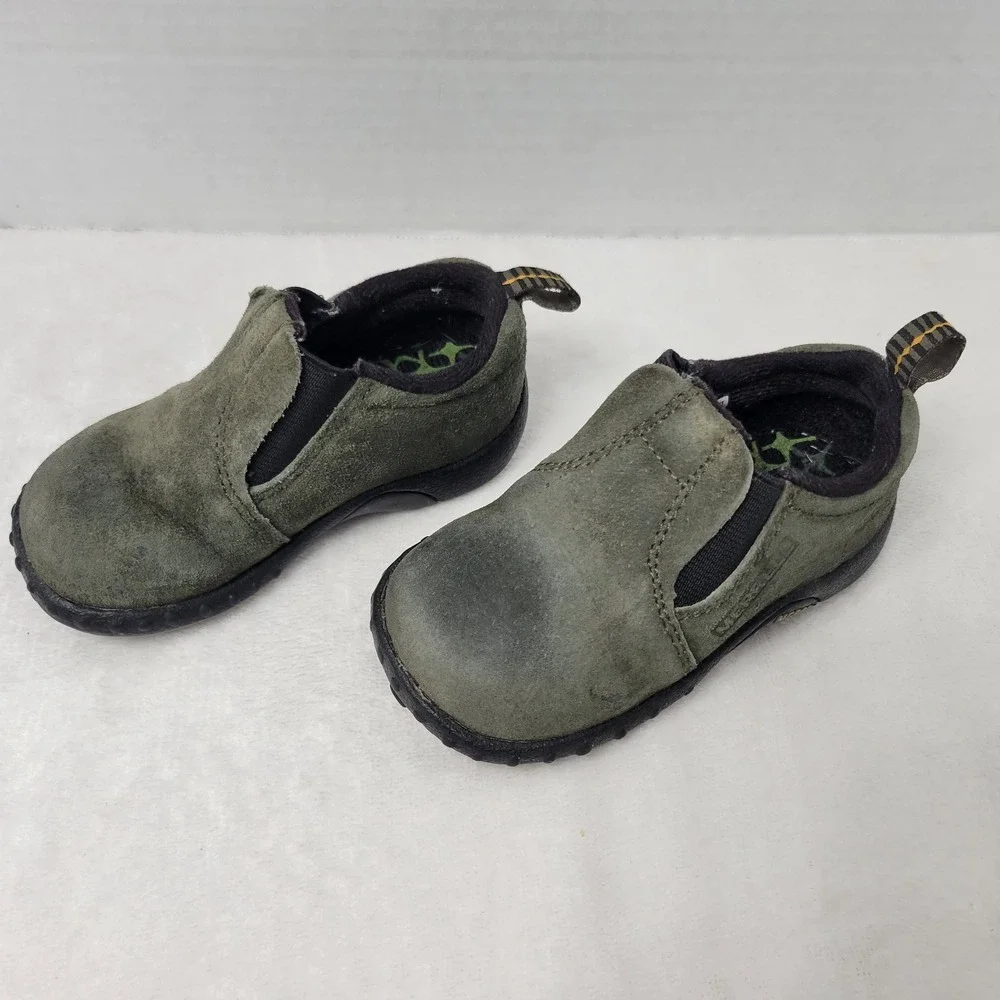 Merrell Jungle Moc Jr Forest Night Toddler‎ Infant Shoes Suede Leather Size 5